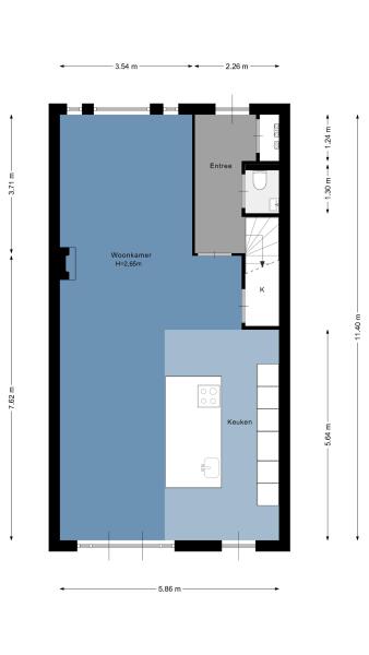 Floor Plan 2 - Zilvergracht 90